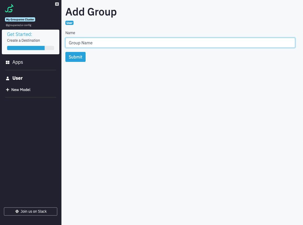 UI Config: Add Group Name