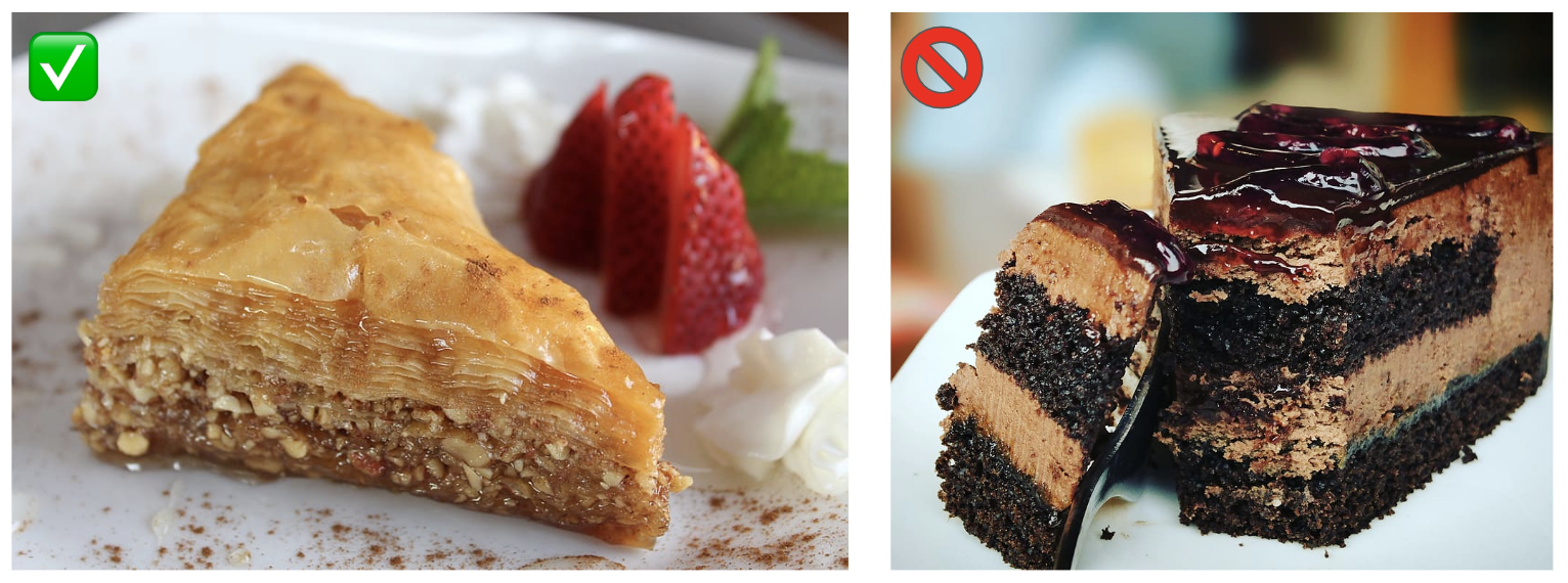 Baklava has more layers than cake.