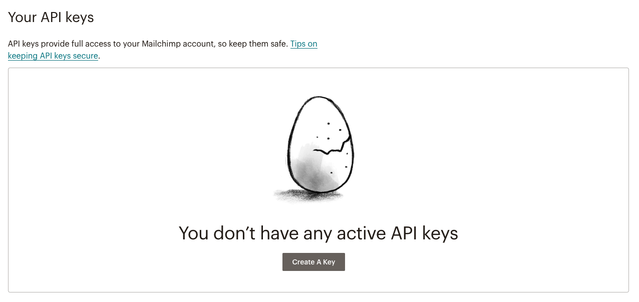 Generating API Keys